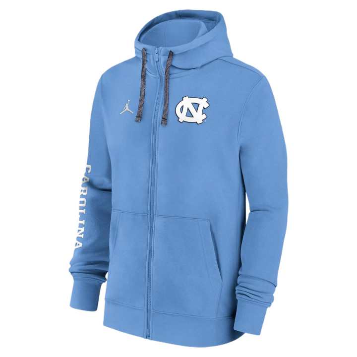 Nike Nike North Carolina Tar Heels Sideline Team Issue Men's Nike College Full Zip Hoodie