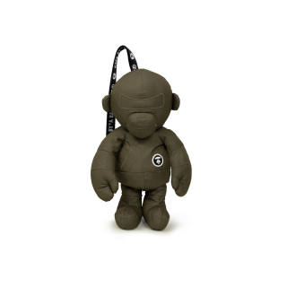 Aape Fabric Sling Bag Unisex Khaki Green KHD