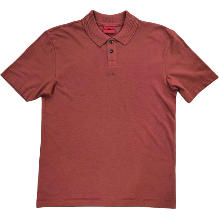 HUGO BOSS SS24 Polo Shirt Men's Brick Red