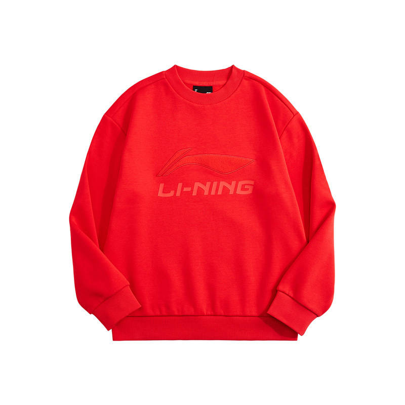Li-Ning Li Ning Sweatshirt New Year Edition Unisex Vermilion