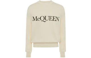 Alexander McQueen Logo Printed Crewneck Jumper