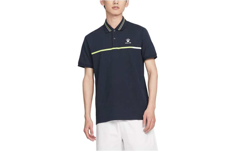 KELME Polo Shirts Men's Polo Collar Moderate Straight Fit