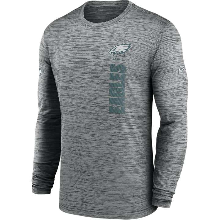 Nike Nike Philadelphia Eagles Sideline Velocity Men's Nike Dri FIT Nfl Long Sleeve T Shirt