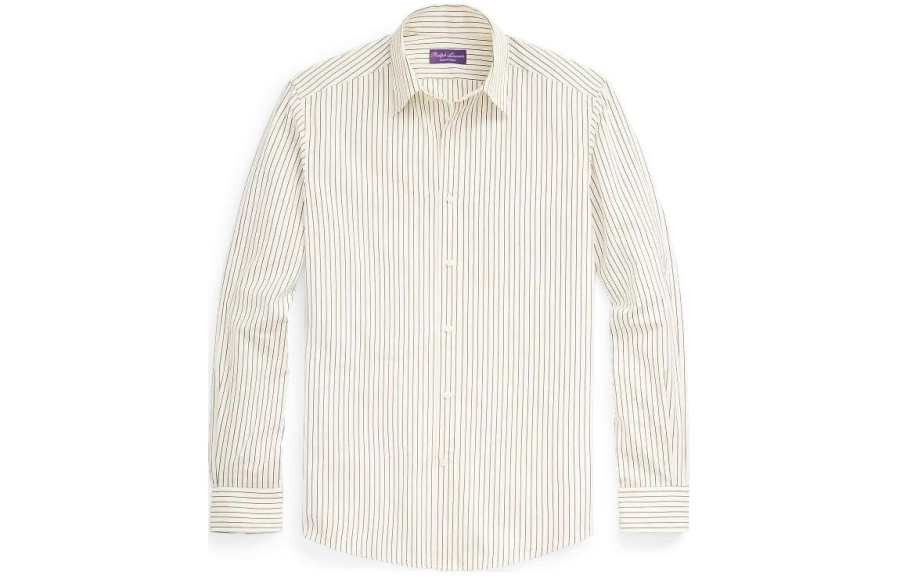 Ralph Lauren Purple Label Shirt Men's Ecru