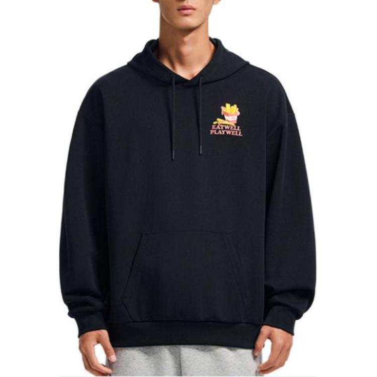 ANTA Anta Basketball Collection Sweatshirt Unisex Basic Black