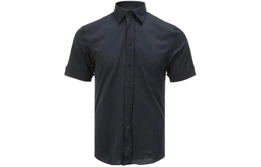 EMPORIO ARMANI Shirts Men's Pointed Collar Moderate Other