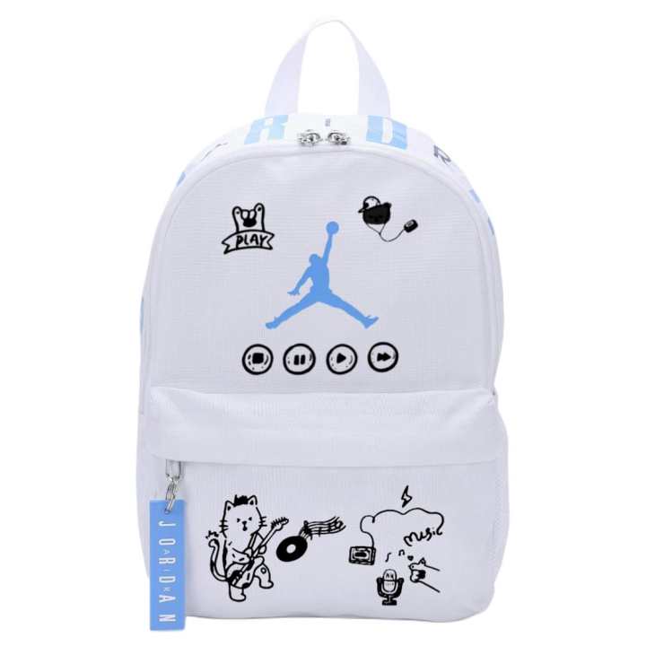 Jordan Jordan Polyester Backpack Unisex White