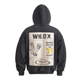WILDX Sweatshirt Unisex Obsidian Black