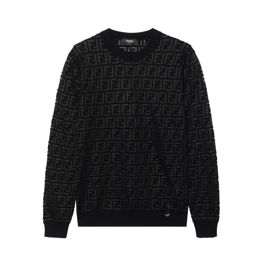 FENDI Allover Ff Jacquard Crewneck Jumper