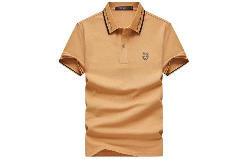 SEPTWOLVES SEPTWOLVES Polo Shirt Men's Khaki