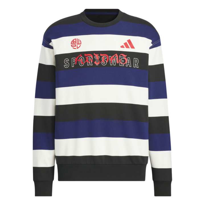 Adidas Adidas Sweatshirt Men's Black/Dark Blue/Jade White