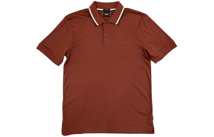 HUGO BOSS Polo Shirt Men's Dark Coffee