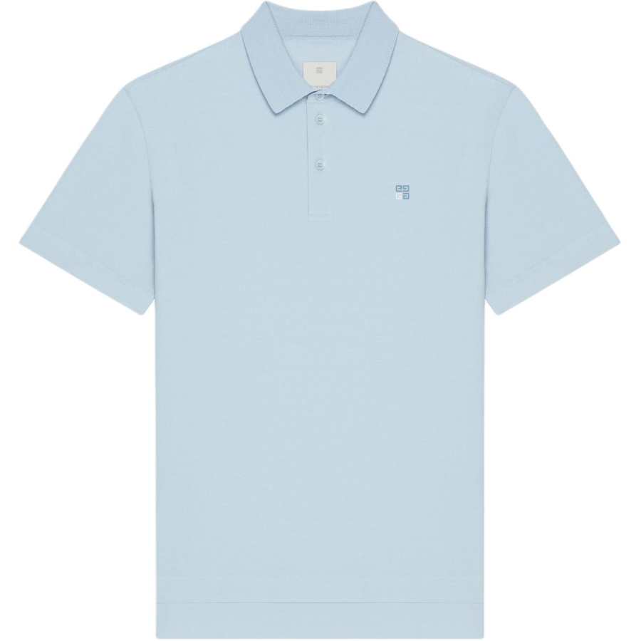 Givenchy Givenchy FW24 Polo Shirt Men's Sky Blue