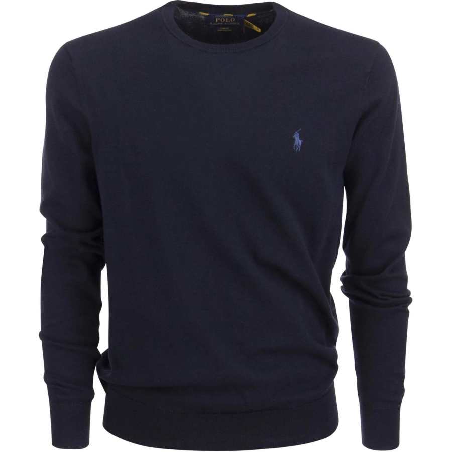 Polo Ralph Lauren Sweater Slim Fit Men's Dark Blue