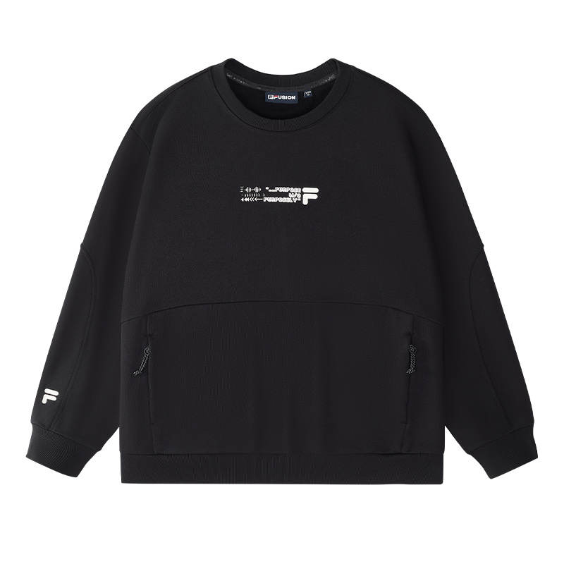 FILA FUSION Sweatshirt Unisex Jet Black