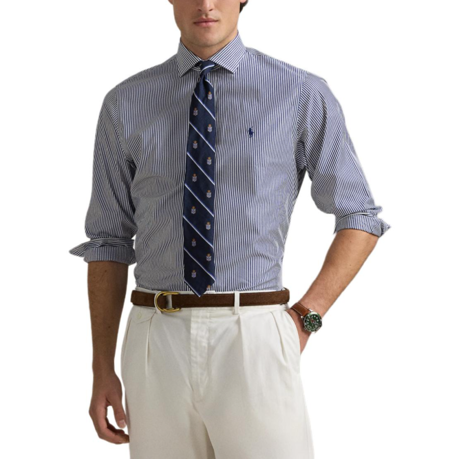 Polo Ralph Lauren SS24 Shirt Classic Version Men's Marine Blue