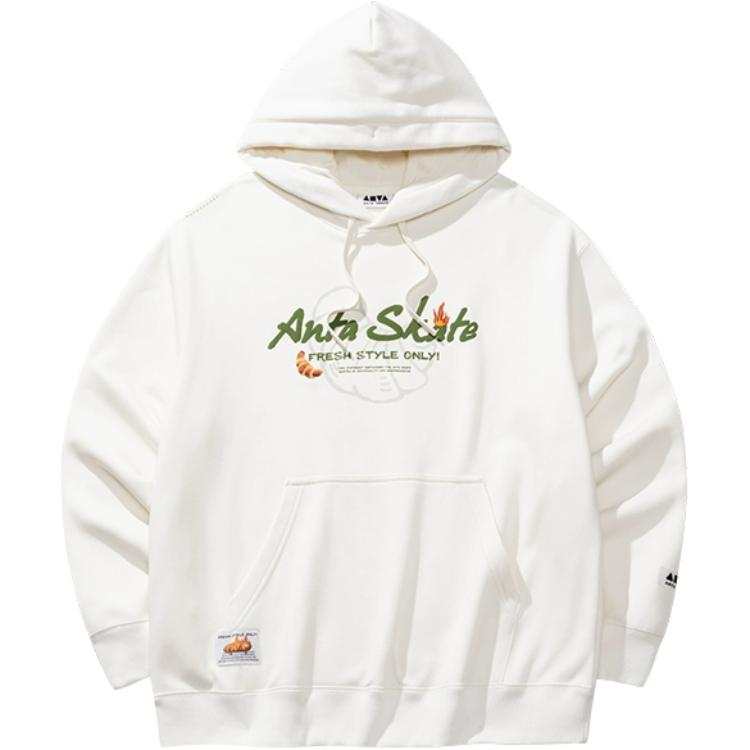 Anta Sports Life Collection Sweatshirt Unisex Ivory White