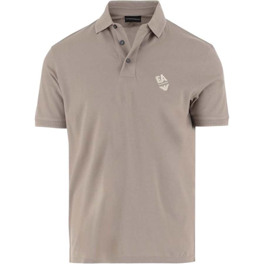EMPORIO ARMANI Logo Embroidered Polo Shirt