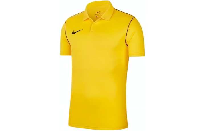 Nike Nike Polo Shirts Men's Yellow Polo Collar Moderate Straight Fit