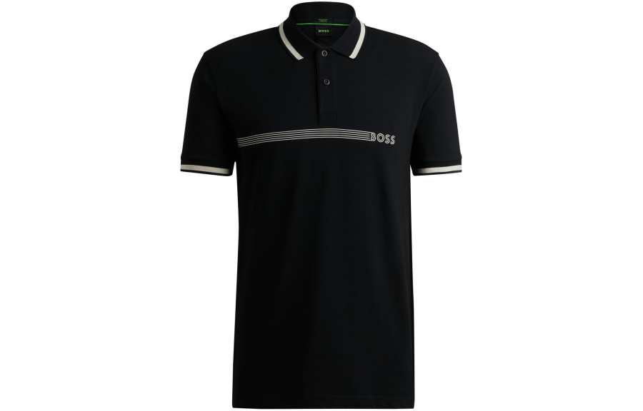 HUGO BOSS Logo Printed Short Sleeved Polo Shirt