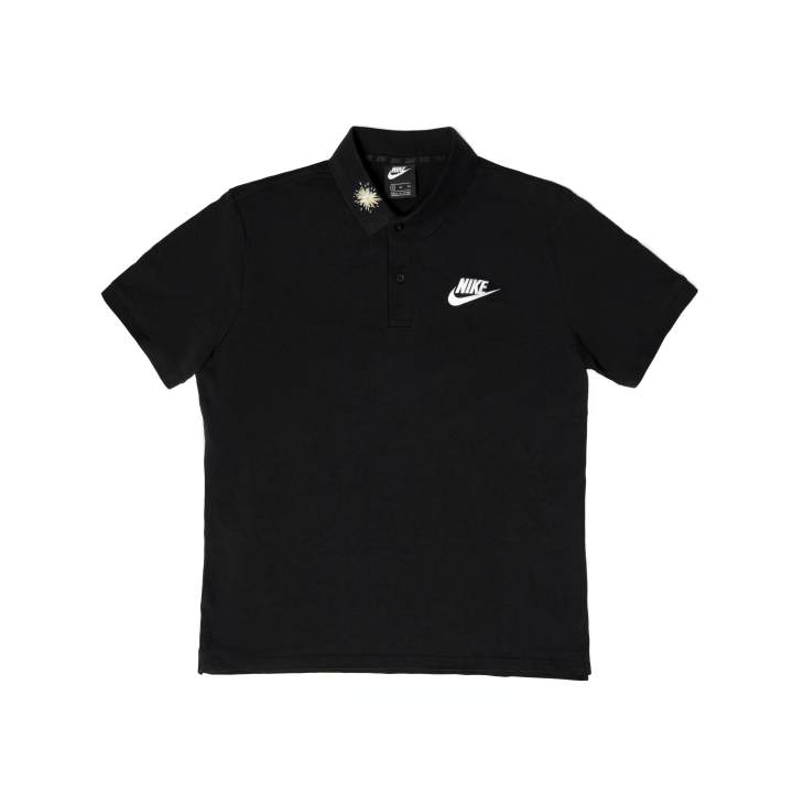 Nike Nike Polo Shirts Unisex Black Polo Collar Moderate Straight Fit