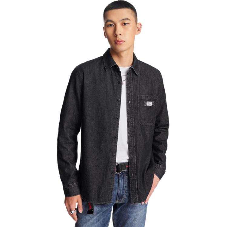 Lee Lee FW24 Denim Shirt Men's Black