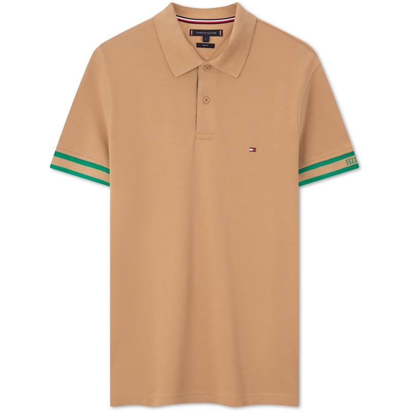 Tommy Hilfiger Polo Shirt Men's Khaki