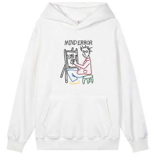 MIND ERROR Sweatshirts Unisex Hooded Thickened Heavyweight