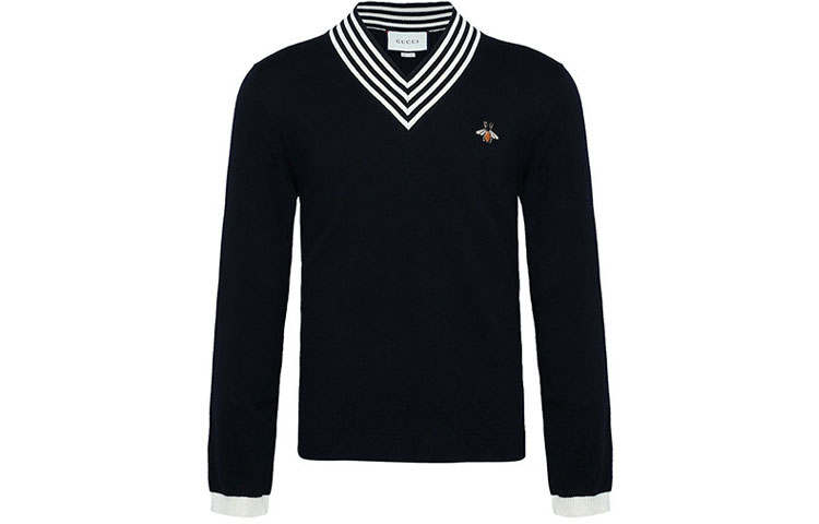 GUCCI GUCCI Sweaters Men's V Neck Moderate