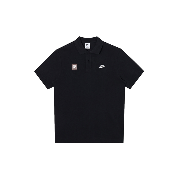 Nike Nike Polo Shirts Men's Black Polo Collar Moderate Straight Fit