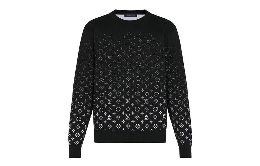 LOUIS VUITTON LOUIS VUITTON Lvse Monogram Degrade Crewneck