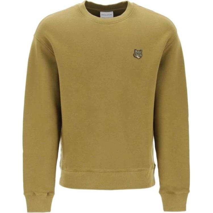 Maison Kitsune Maison Kitsuné Logo patch Cotton Sweatshirt
