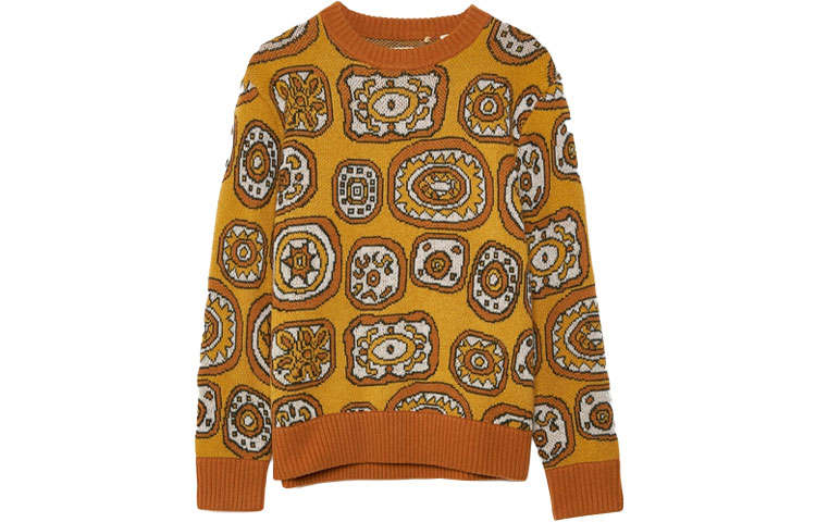 Levis Levis Sweaters Unisex Orange Crew Neck Moderate Base Layer