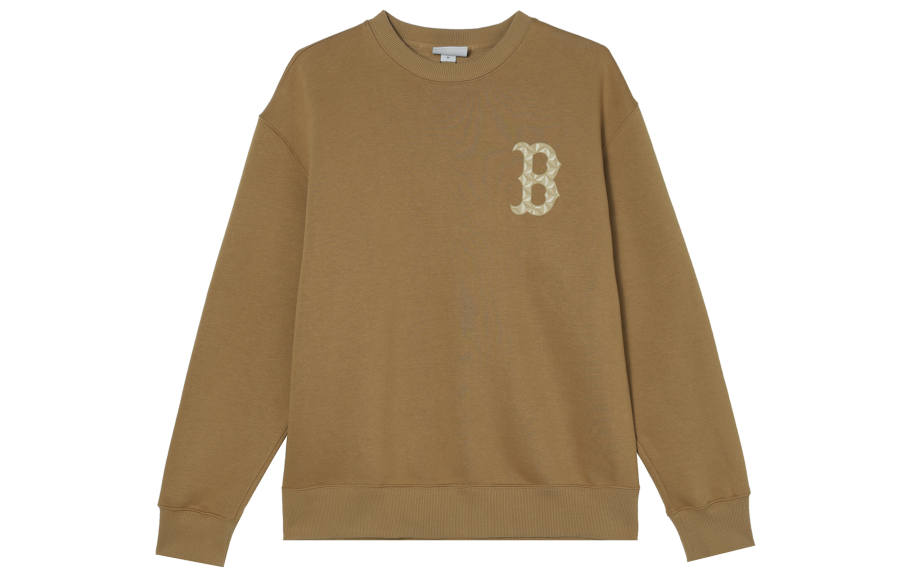 MLB MLB Boston Red Sox MONOGRAM BIG LUX Sweatshirt Unisex Camel