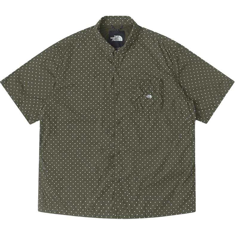 THE NORTH FACE Shirt Men's Gray Brown Green