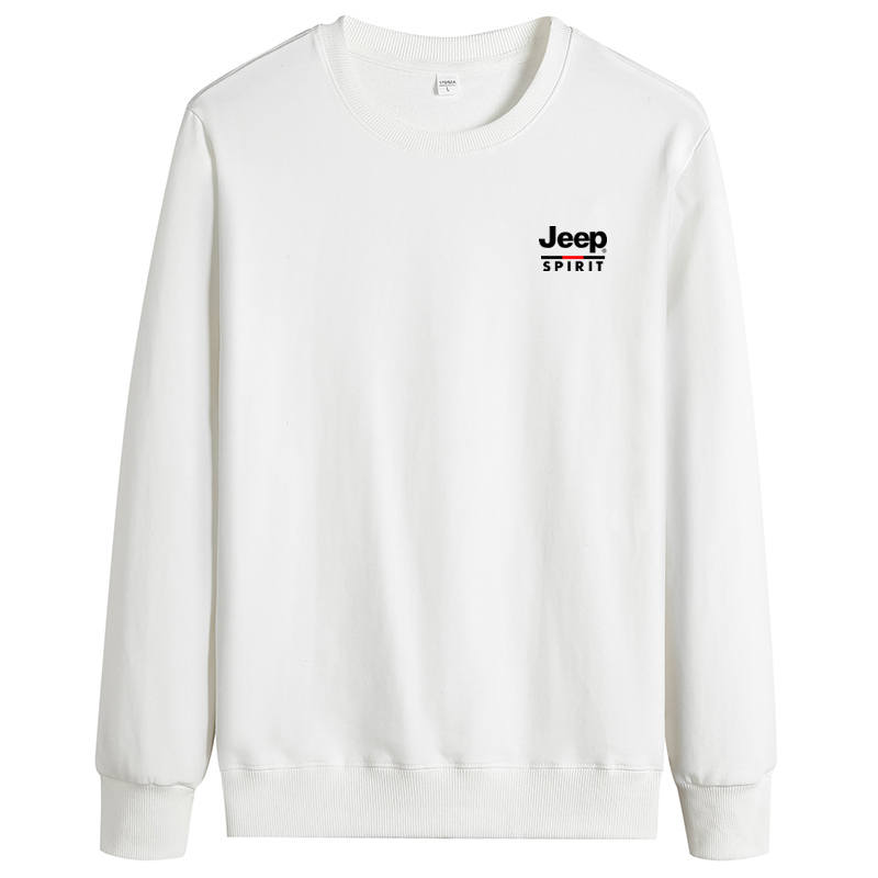 JEEP SPIRIT Sweatshirts Men's Crew Neck Moderate Regular