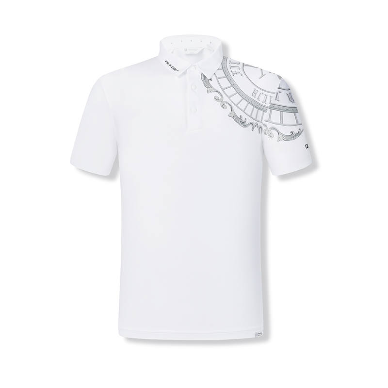 FILA Golf Short Sleeved Polo Shirt Men's Jade White