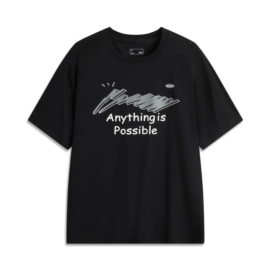 Li-Ning Li Ning Sports Life Collection T Shirt Men's Black