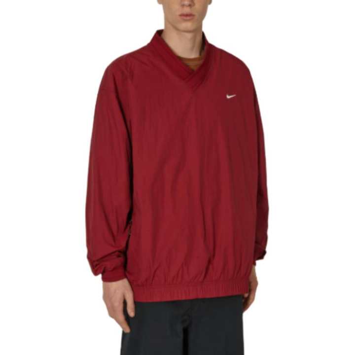Nike Nike Sweatshirts Men's Red V Neck Moderate Regular