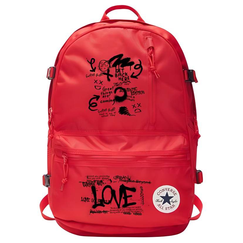 Converse Converse Polyester Backpack Unisex Red