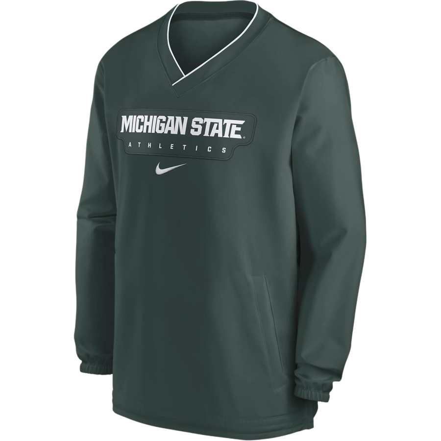 Nike Nike Michigan State Spartans Sideline Men's Nike College Long-Sleeve Windshirt