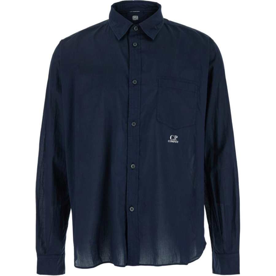C.P.Company C.P. Company Shirt With Classic Collar Logo