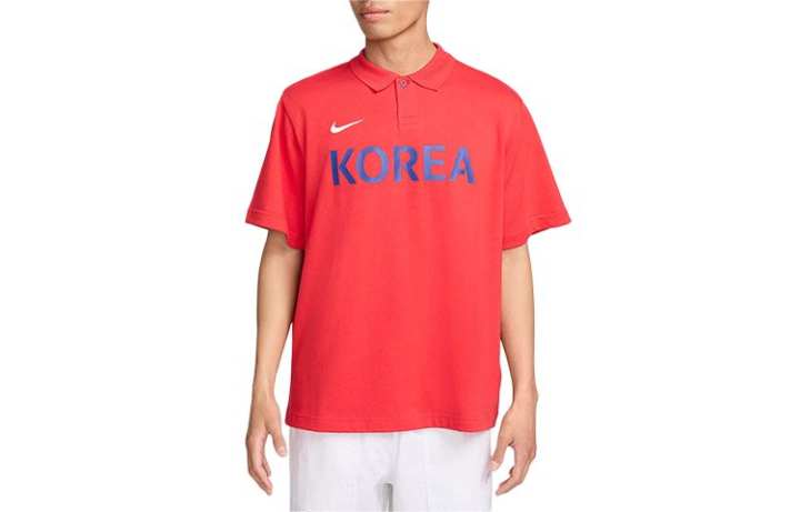 Nike Nike Polo Shirt Men's Global Red/White Color