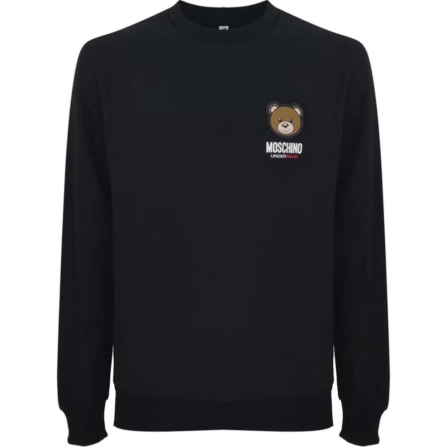 MOSCHINO Logo Printed Crewneck Sweatshirt