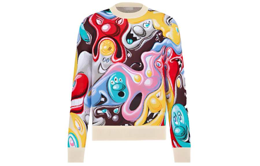 DIOR x Kenny Scharf FW21 Knitwear Men's Multicolor