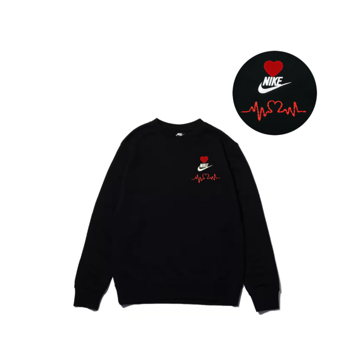 Nike Nike Sweatshirts Unisex Black Crew Neck Moderate Regular