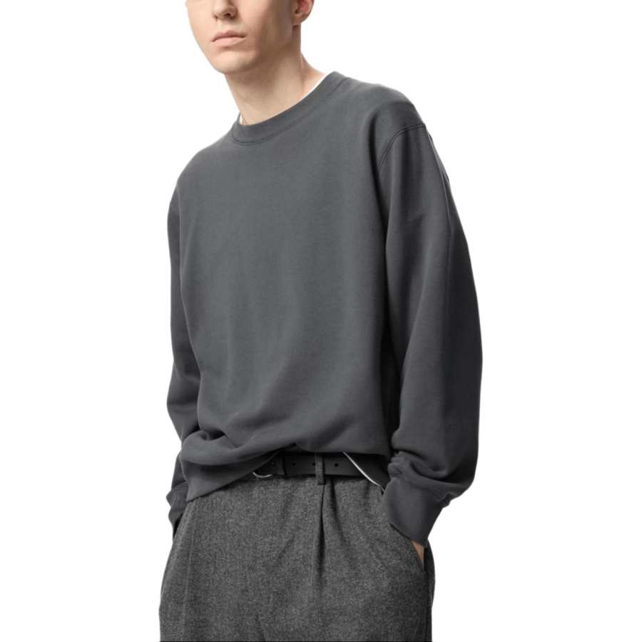 UNIQLO Sweatshirt Unisex Dark Gray