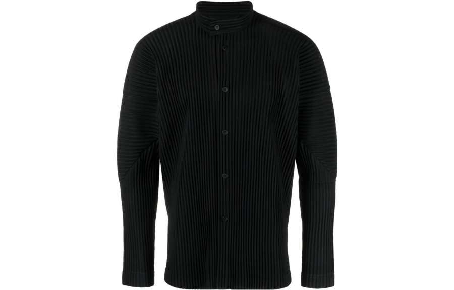 Homme Plissé Issey Miyake plissé buttoned shirt