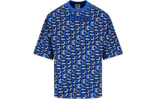 KENZO Sweaters Men's Blue Crew Neck Moderate Other