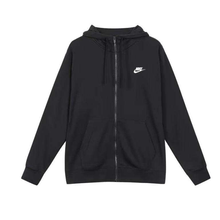 Nike Nike Sweatshirts Men's Black Hooded Moderate Cardigan